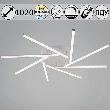 Потолочная люстра 06538-0.3-08 WH