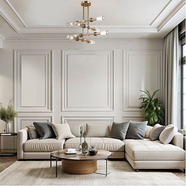 Потолочная люстра Oriens 60166/8 латунь Smart