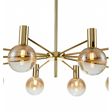 Подвесная люстра Indigo Collana 13015/10R Gold V000221