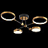 Потолочная люстра Loft Led LED LAMPS 81102/4C BRASS BLACK