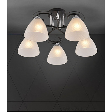 Потолочная люстра Nuala SF3372/5C-BK-CR-WT