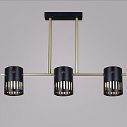 Потолочная люстра 06675-0.3-03 GD+BK GX53