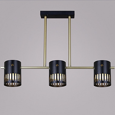 Потолочная люстра 06675-0.3-03 GD+BK GX53