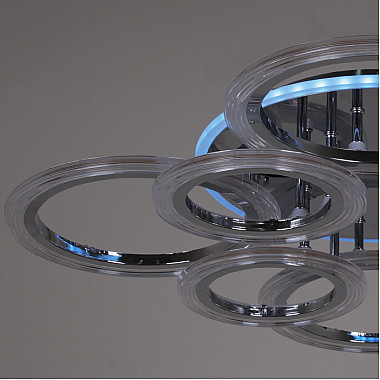 Потолочная люстра 09812-3.3-4+4D CR (RGB)