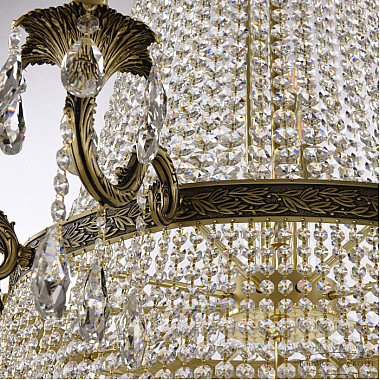 Потолочная люстра AL2111 AL2111H201/20+10/160OL/2D AGB