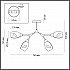 Потолочная люстра Lumion Fawn 4563/4C