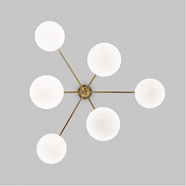 Потолочная люстра Marbella 60147/6 латунь