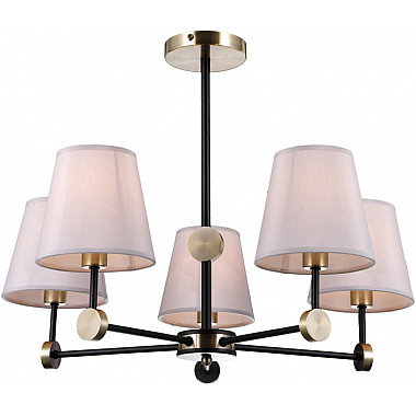 Потолочная люстра IL0394-5CSQ-24 BK AB CASTOR