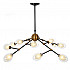 Подвесная люстра Lumina Deco Crocus LDP 7002-12 BK+MD