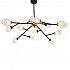 Подвесная люстра Lumina Deco Crocus LDP 7002-12 BK+MD