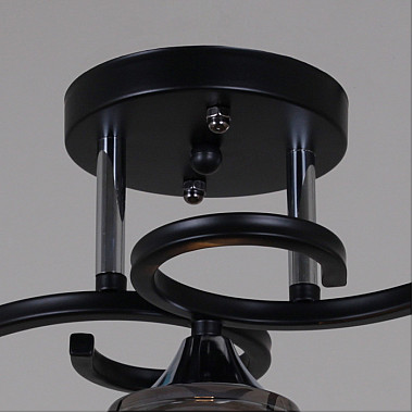 Потолочная люстра 06089-0.3-03 BK+CR