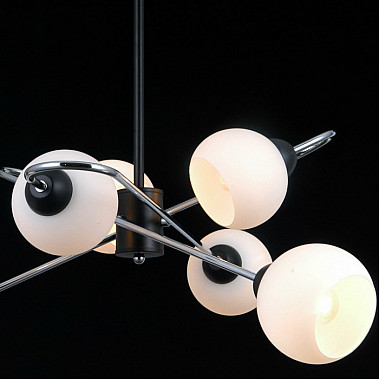 Потолочная люстра IL0451-6PCSQ-79 BK