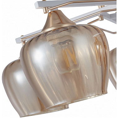 Потолочная люстра AMALFI 329508/5 WH+FG