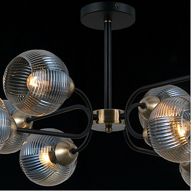 Потолочная люстра IL0398-8CSQ-79 BK AB