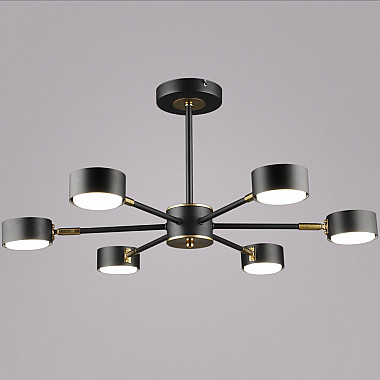 Потолочная люстра 06660-0.3-06 BK+COP GX53