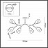 Потолочная люстра Lumion Fawn 4563/6C