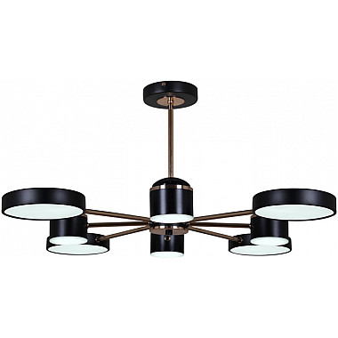 Потолочная люстра 13289-4.3-08 BK+GD CR