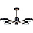 Потолочная люстра 13289-4.3-08 BK+GD CR
