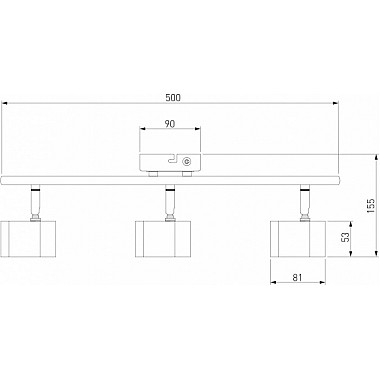 Спот Prime 20058/3 черный