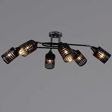 Потолочная люстра 70052-3.3-06 CR+BK