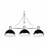 Подвесная люстра Lumina Deco Ettore LDP 710-3 BK+CHR