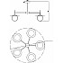 Потолочная люстра Camelia FR5202PL-05BS