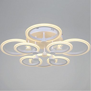 Потолочная люстра 09502-0.3-4+4 WH