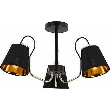 Потолочная люстра IL6120-3COU-79 BK GD