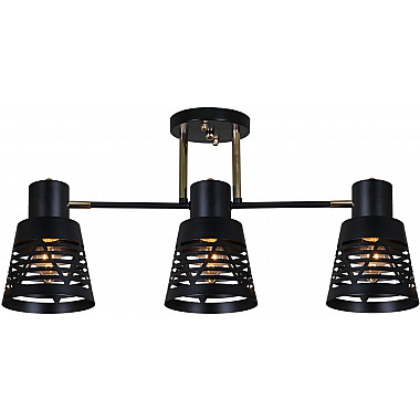 Потолочная люстра 06074-3.3-03 BK+FG