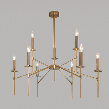 Потолочная люстра Anders 60142/9 латунь Smart