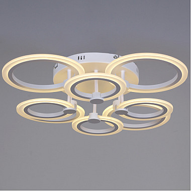 Потолочная люстра 09502-0.3-4+4 WH