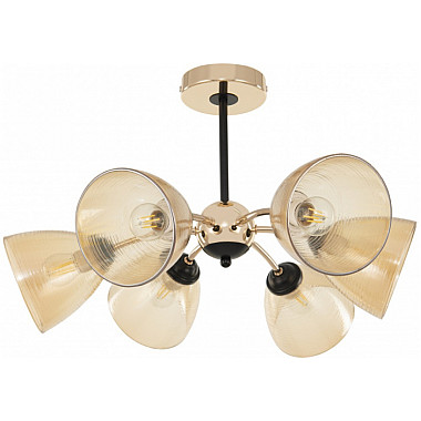 Потолочная люстра Napoli-329007 329007/3+3 GD.BK