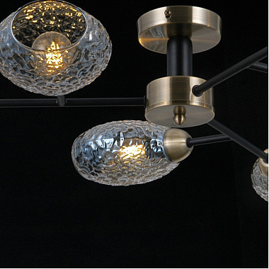 Потолочная люстра IL0285-6CSQ-79 BK AB