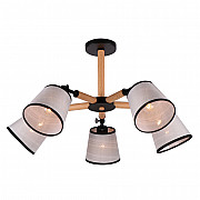 Потолочная люстра MD.0809-5-S BK+BR