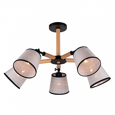 Потолочная люстра MD.0809-5-S BK+BR