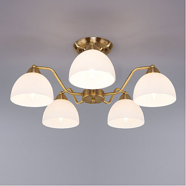 Потолочная люстра Carissa 30172/5 античная бронза