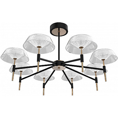 Потолочная люстра MD21001018 MD21001018-8A black/gold