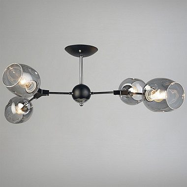 Потолочная люстра 04210-0.3-04 BK+CR