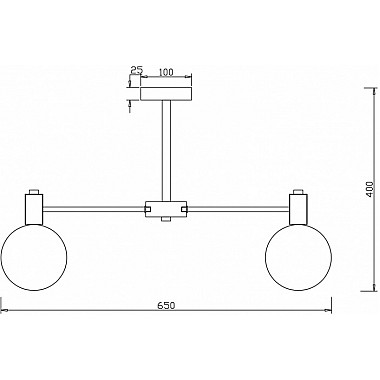 Потолочная люстра Globo FR5175PL-06BS