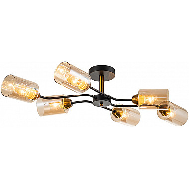 Потолочная люстра Vertigo 1131/6P Black/Gold