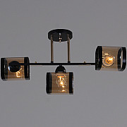 Потолочная люстра 09063-3.3-03 BK+FG