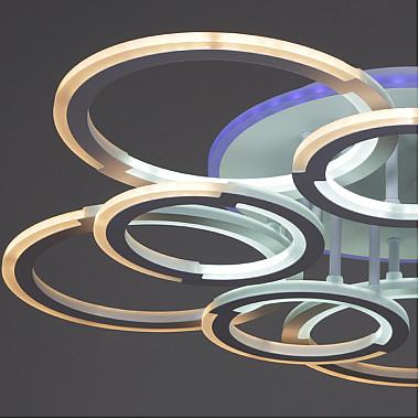 Потолочная люстра 09820-3.3-5+5A WH (RGB)