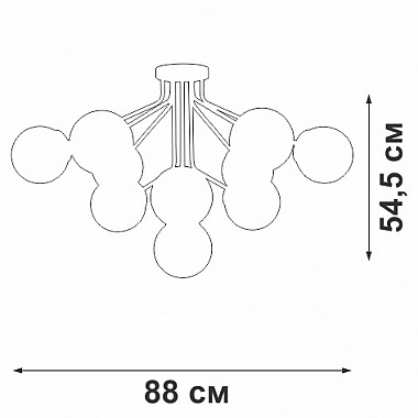 Потолочная люстра V42870-8/10PL