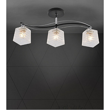 Потолочная люстра Aintre SF3377/3C-BK-CR-WT