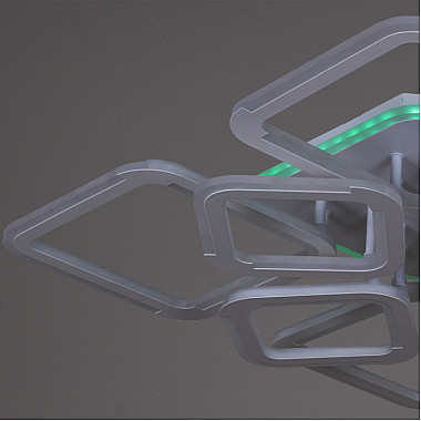 Потолочная люстра 09821-3.3-4+4 WH (RGB)