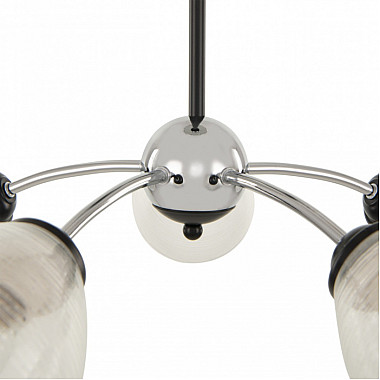 Потолочная люстра Napoli-329007 329007/5 CR.BK