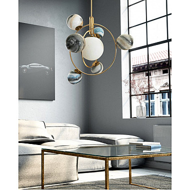 Потолочная люстра Planet KG1122P-7 brass