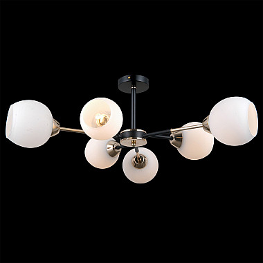 Потолочная люстра IL0715-6CSQ-24 BK GD LIBRA