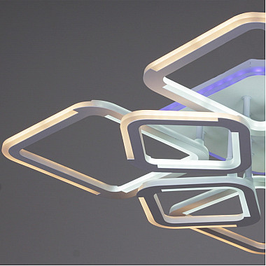 Потолочная люстра 09821-3.3-4+4 WH (RGB)