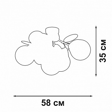 Потолочная люстра V3038-8/5PL
